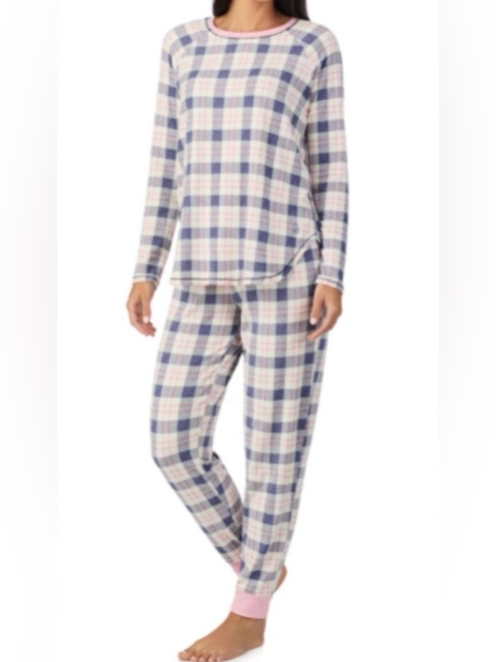 Cuddl Duds Long Sleeve
Jogger Pajama Set size S